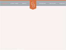 Tablet Screenshot of grantbaldwin.com
